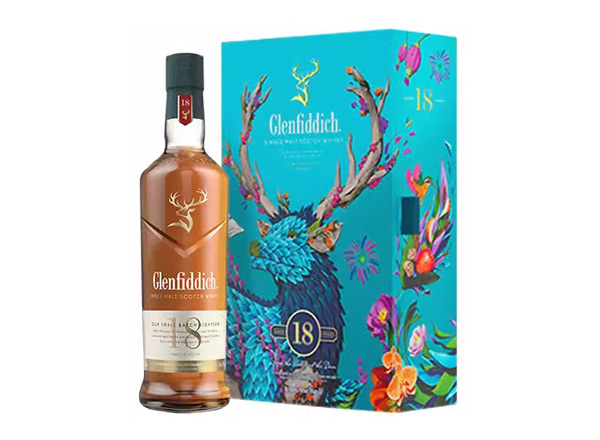 南京格兰菲迪回收格兰菲迪18年700ml春节礼盒装Glenfiddich苏格兰威士忌