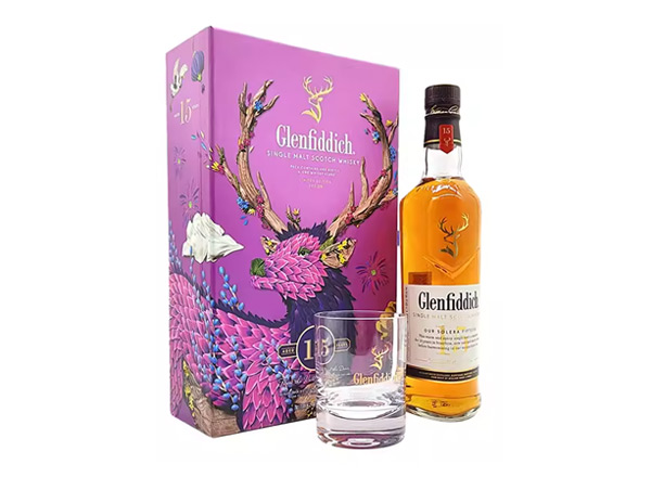 南京收购格兰菲迪15年威士忌福鹿礼盒装Glenfiddich苏格兰威士忌700ml上门回收