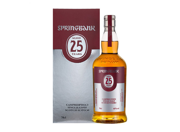 南京云顶25年回收云顶威士忌SpringBank 46度坎贝尔镇苏格兰单一麦芽700m进口洋酒威士忌