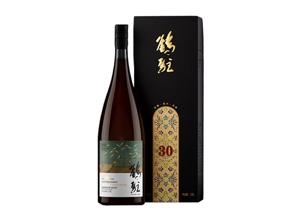 南京鹤驻新花雕回收鹤驻30年瑞鹤图黄酒