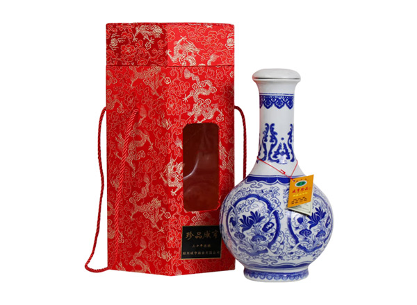 南京咸亨黄酒回收珍品咸亨三十年花雕酒青瓷瓶盒装绍兴黄酒2.5L