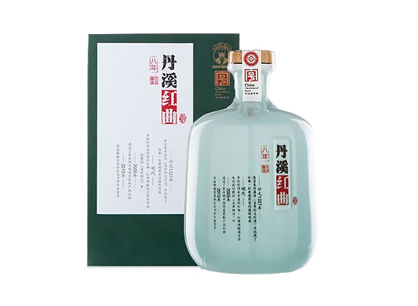 南京丹溪黄酒回收丹溪8年红曲黄酒750mL 2瓶礼盒装
