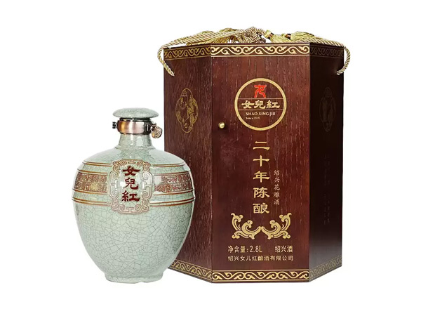南京女儿红绍兴黄酒回收女儿红二十年陈酿20年花雕酒2.8L坛装礼盒
