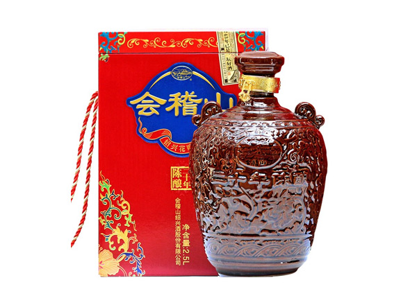 南京回收会稽山二十年黄酒陶坛20年陈酿2.5L花雕酒